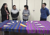 Educación recibió una nueva entrega de instrumentos de aerófonos andinos