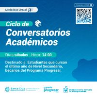 Se llevará adelante un nuevo Ciclo de Conversatorios Académicos en el Punto Progresar sede Río Gallegos
