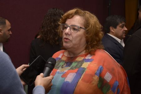 Claudia Martínez, ministra Secretaria General de la Gobernación. 