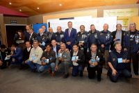 El Gobierno de Santa Cruz reconoció a veteranos de la Guerra de Malvinas en Caleta Olivia
